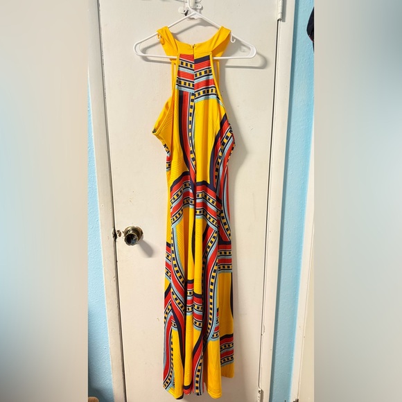 Vibrant Yellow Halter Dress - Picture 5 of 5